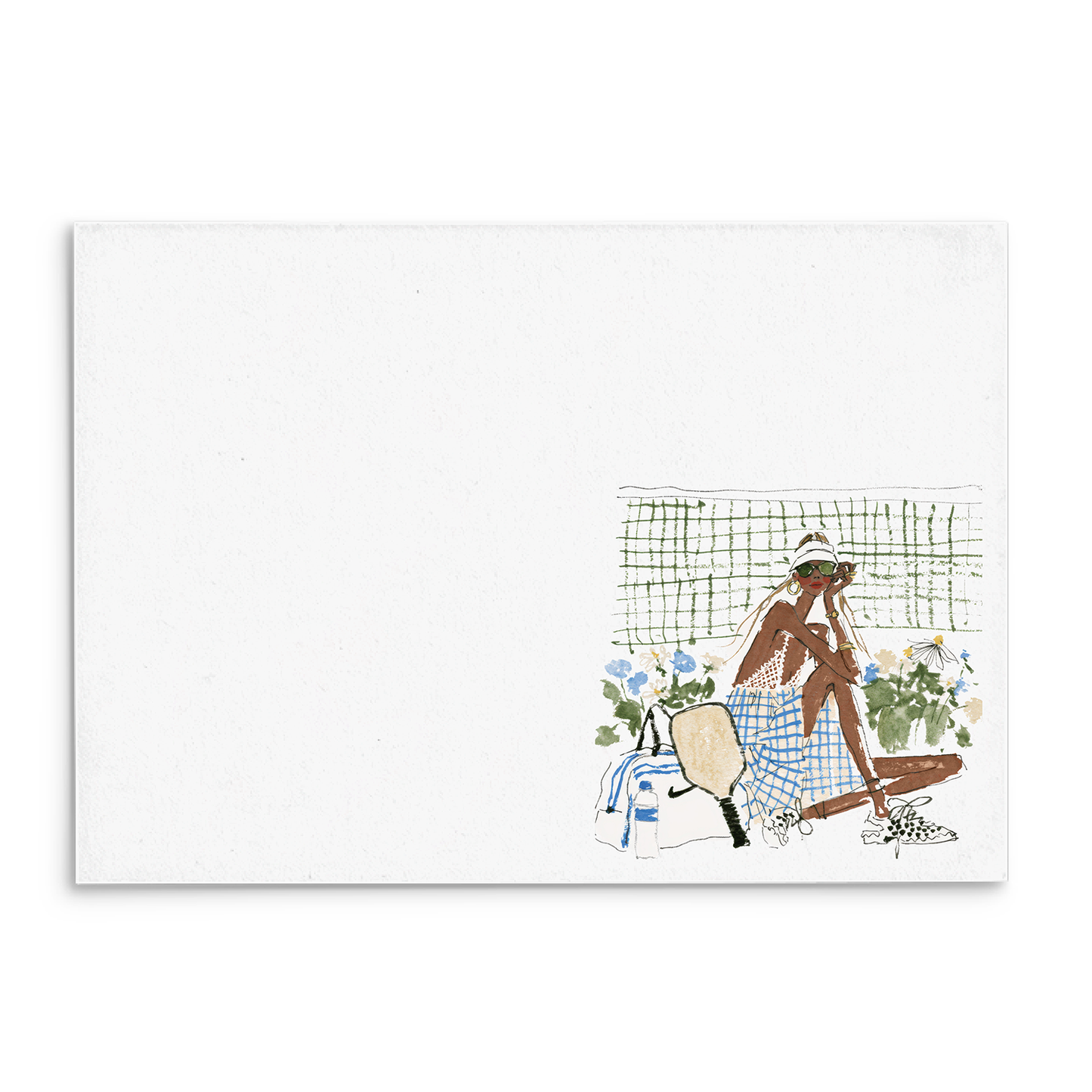 Pickleball Break Panel Note Cards A2 - 2