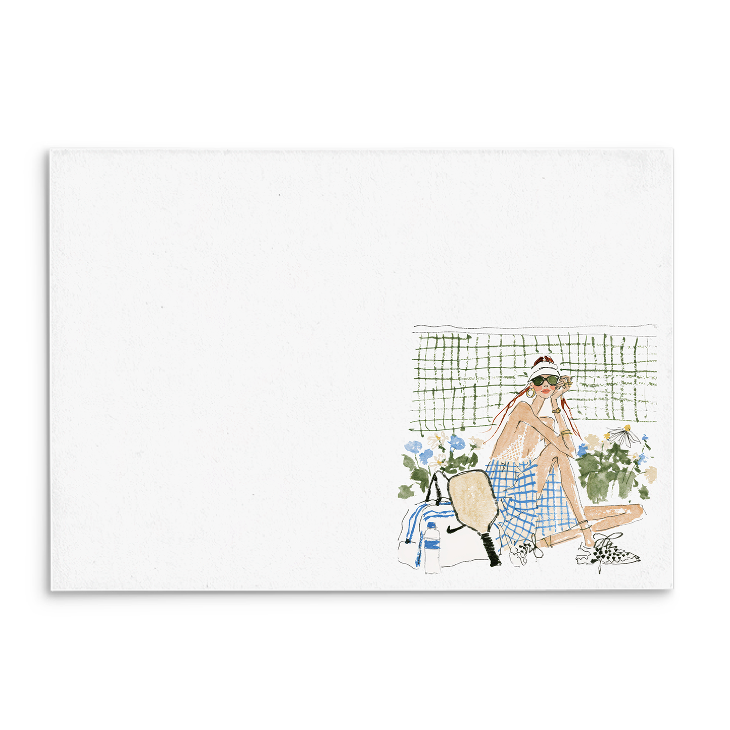 Pickleball Break Panel Note Cards A2 - 9