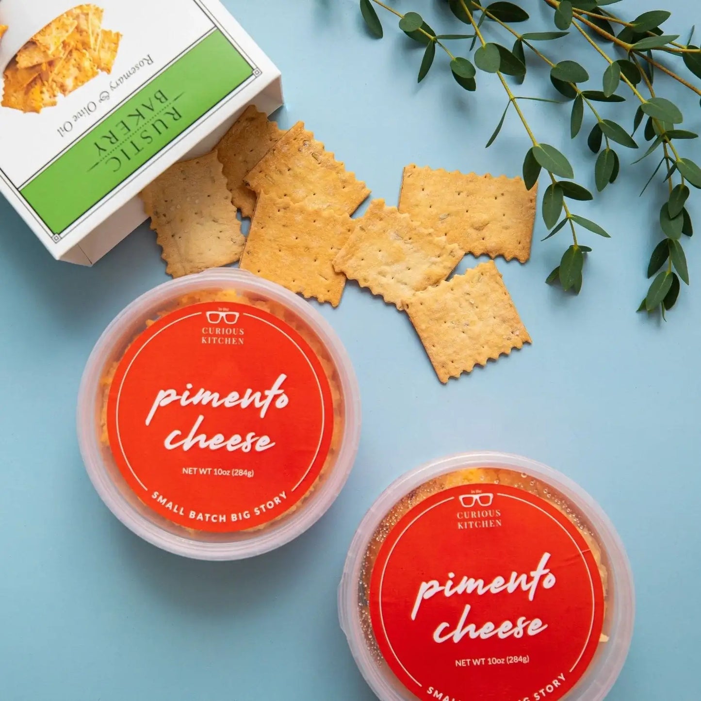 Pimento Cheese (2 pack) & Crackers – A Southern Cheese & Cracker Duo