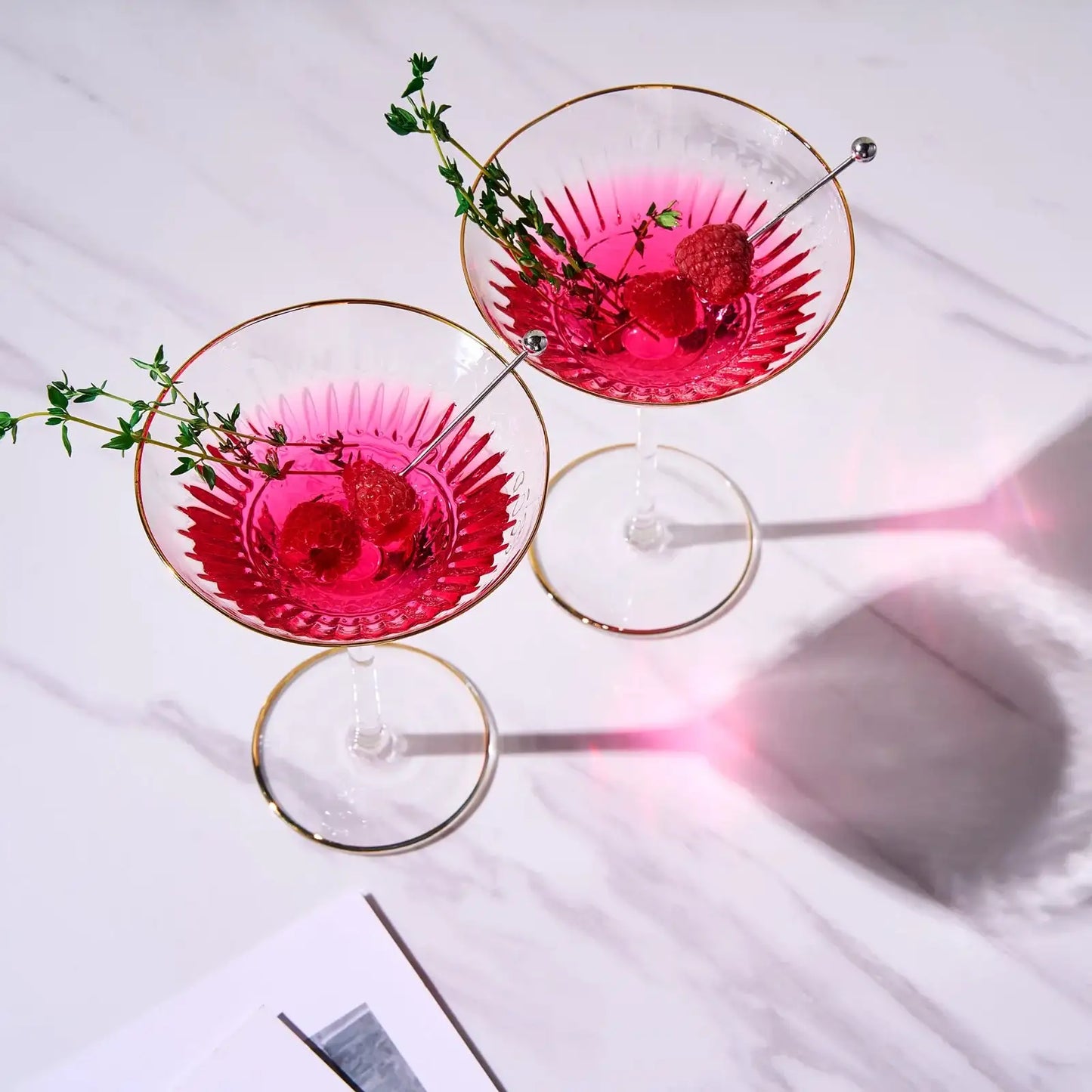 Duomo Martini Cocktail Glassware, Set of 2