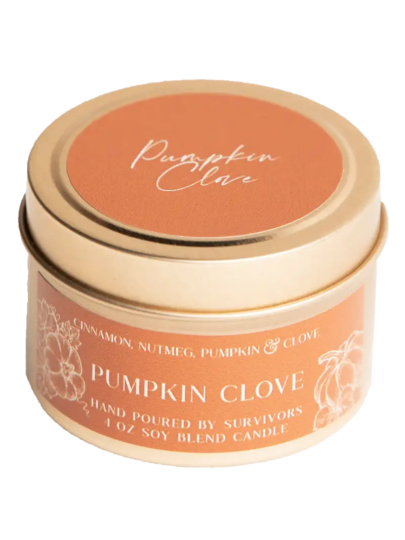 Pumpkin Clove Tin Candle