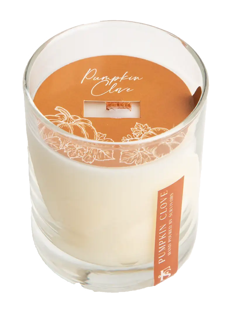 Pumpkin Clove 7.5 oz Wooden Wick Candle