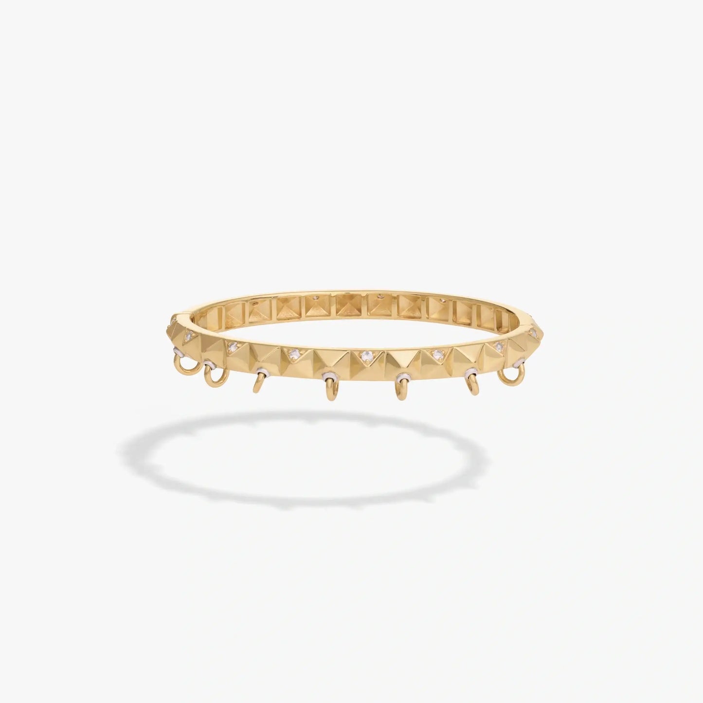 Sapphire Armor Hinge Cuff
