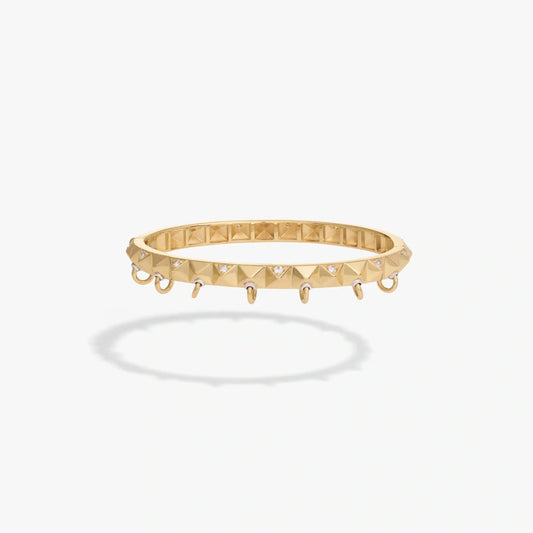 Sapphire Armor Hinge Cuff