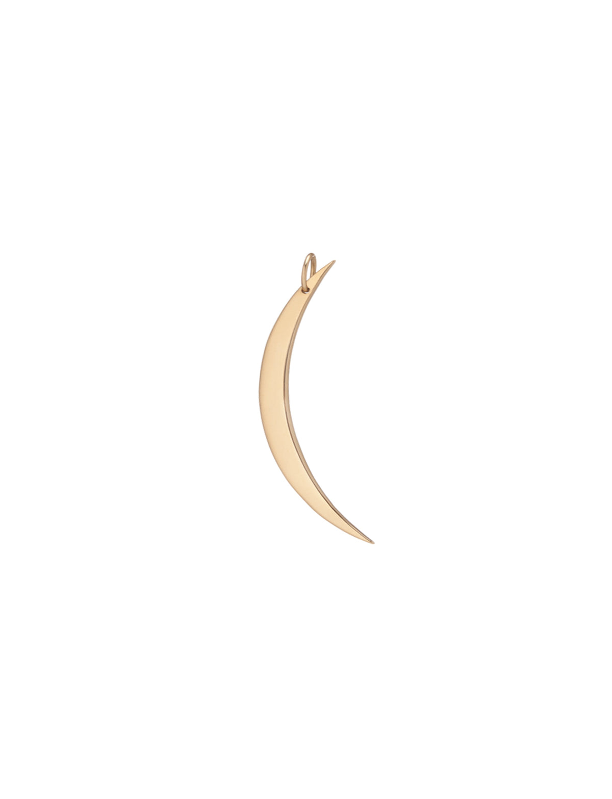 Quarter Crescent Moon Charm