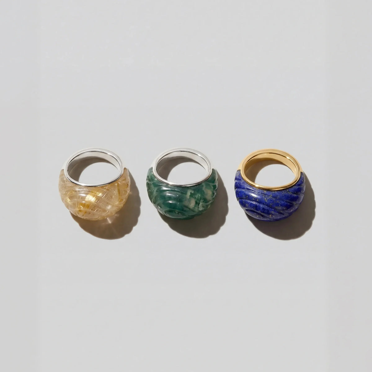 Carved Wave Ring
