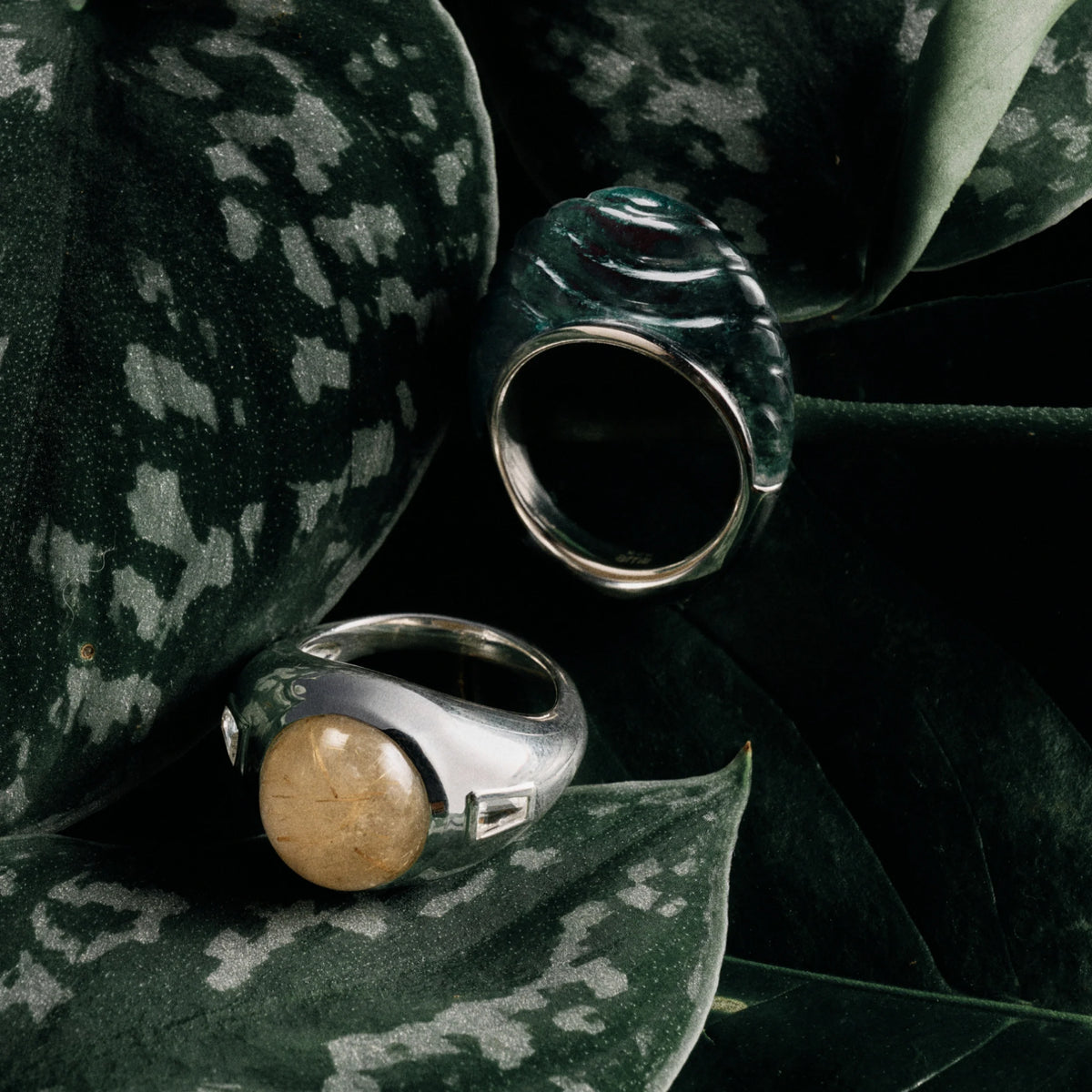 Carved Wave Ring