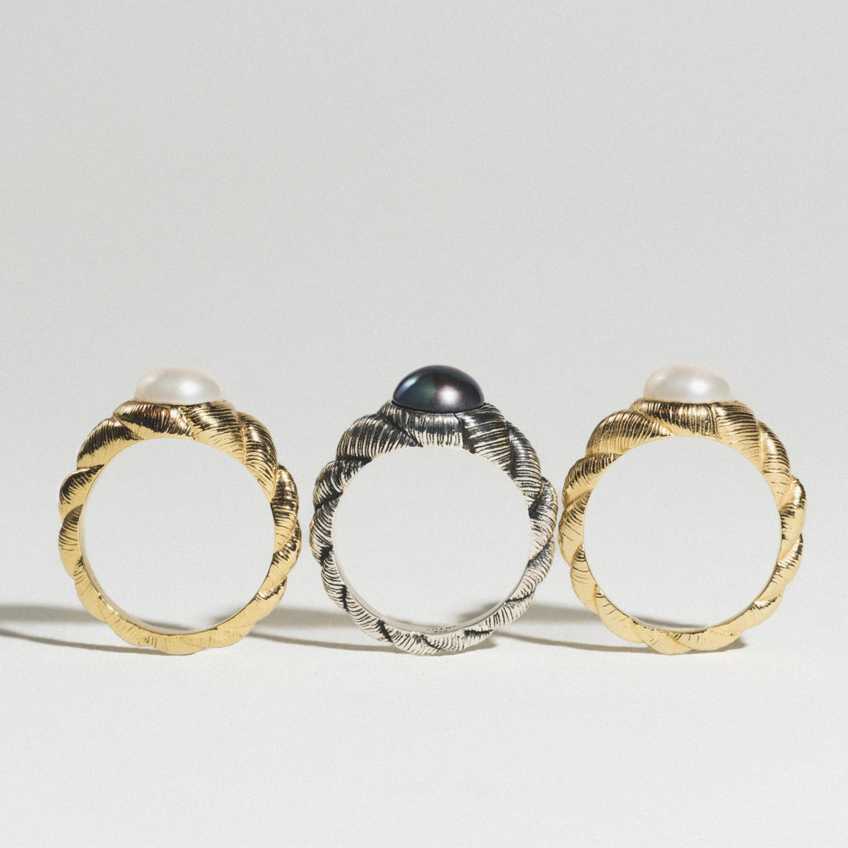 Adorned Pearl Ring