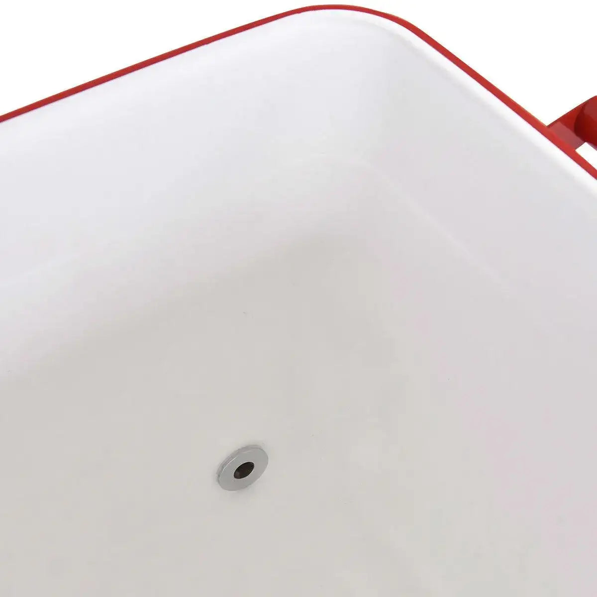 80 Quart Red Sturdy Rolling Steel Construction Cooler