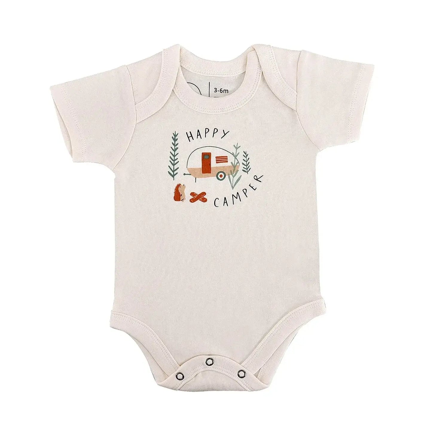 graphic bodysuit | happy camper