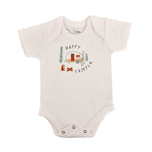 graphic bodysuit | happy camper