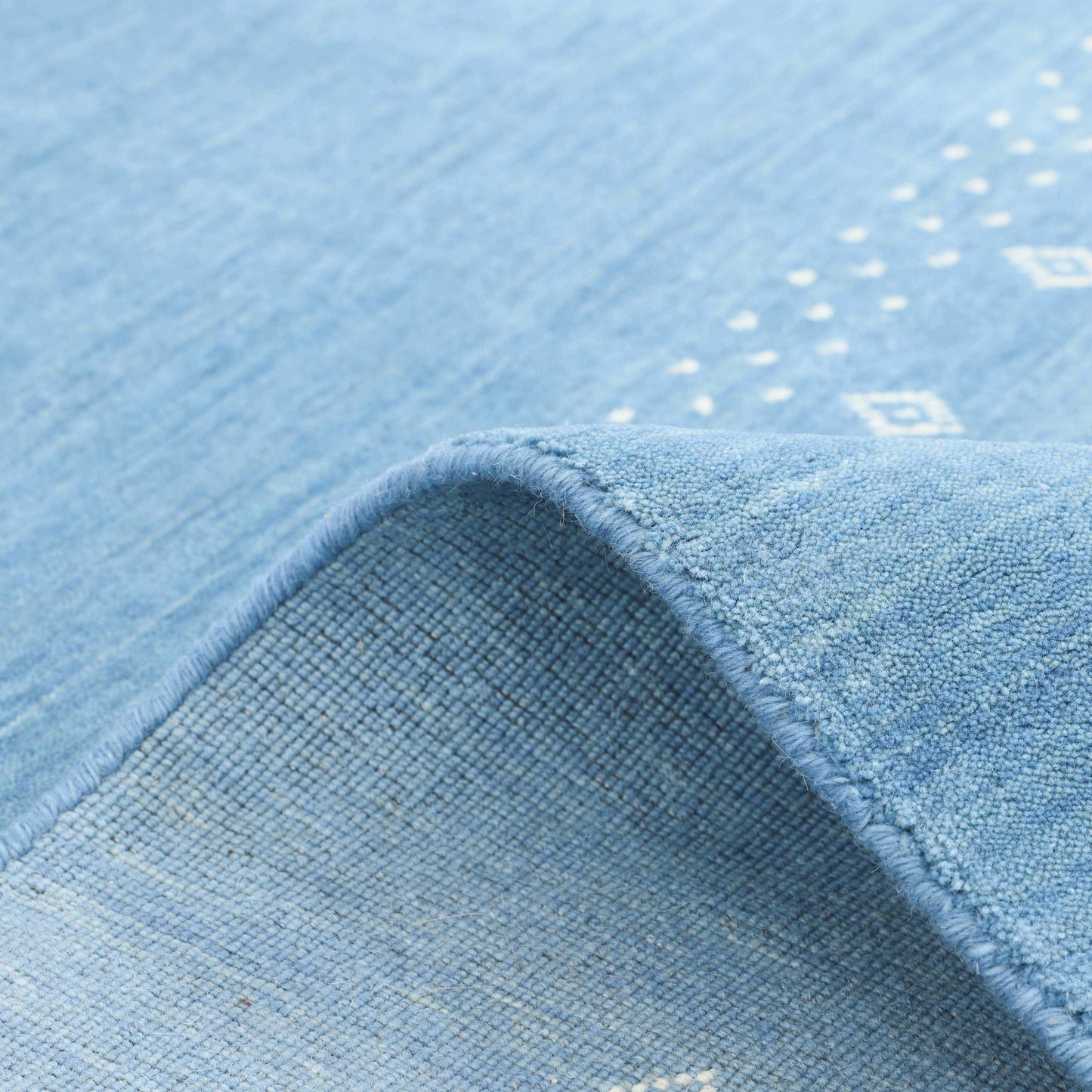 Simi, Handmade Area Rug - Blue