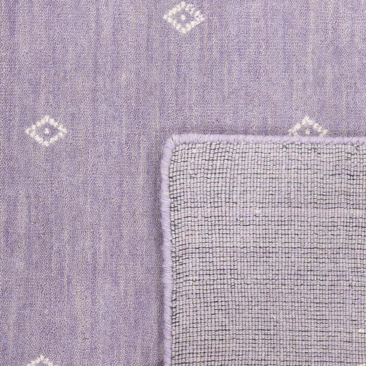 Simi, Handmade Area Rug - Purple