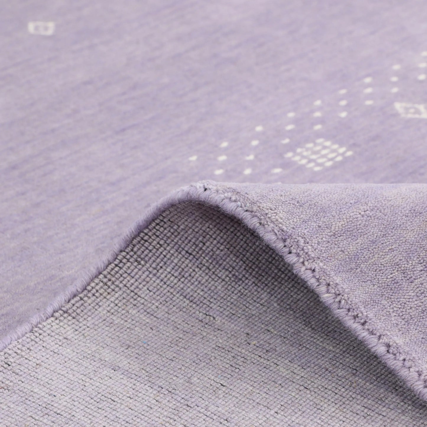 Simi, Handmade Area Rug - Purple