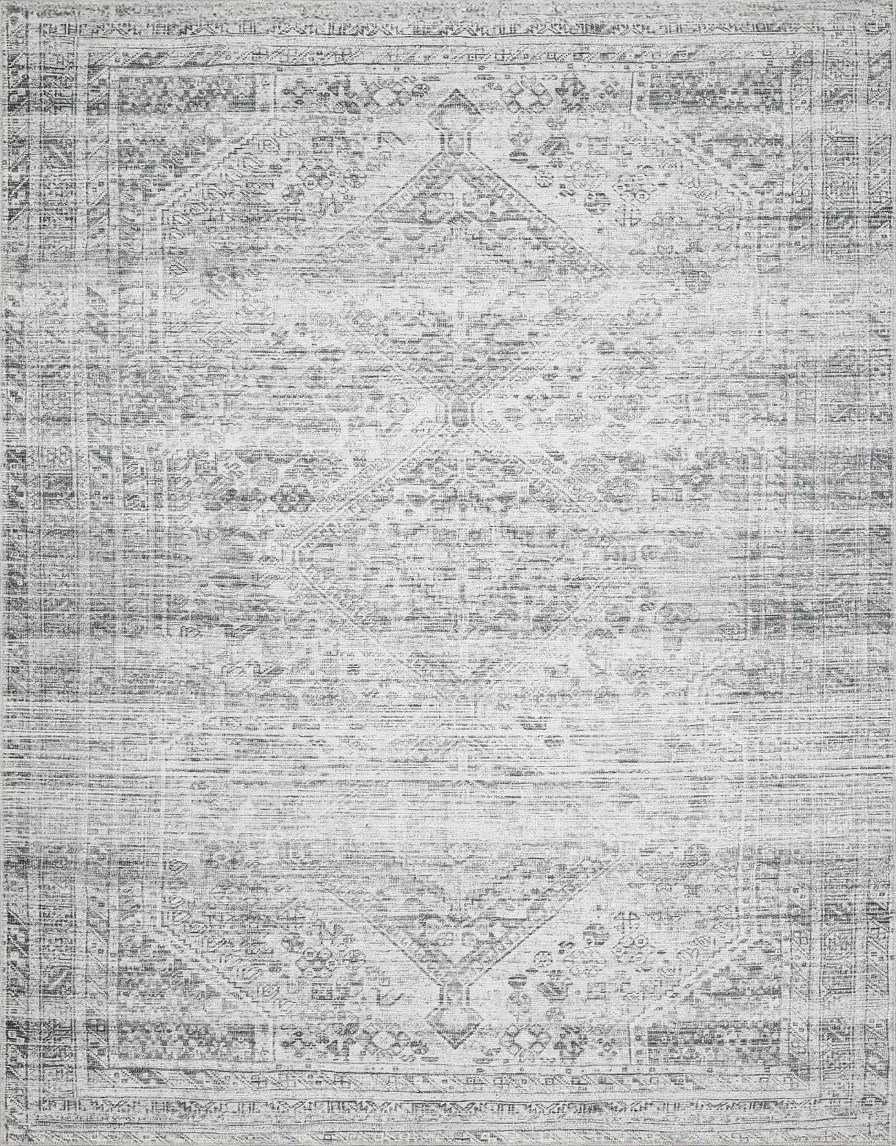 Barny Gray Blue Washable Rug - Clearance