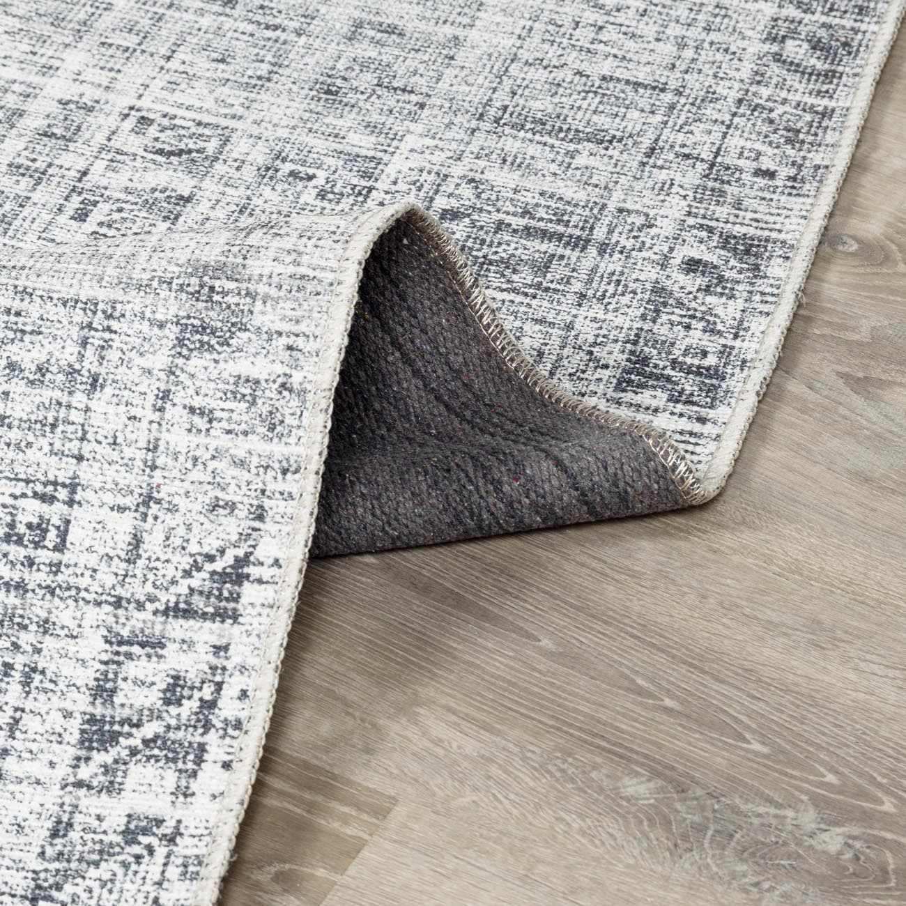 Barny Gray Blue Washable Rug - Clearance