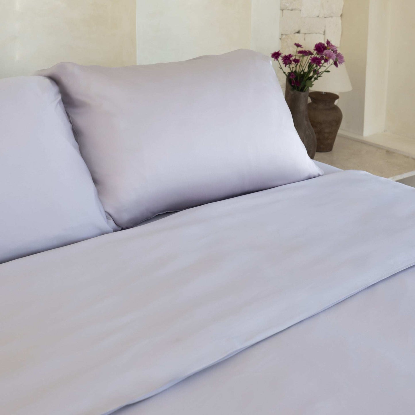 Organic Bamboo Sateen Duvet Cover Set