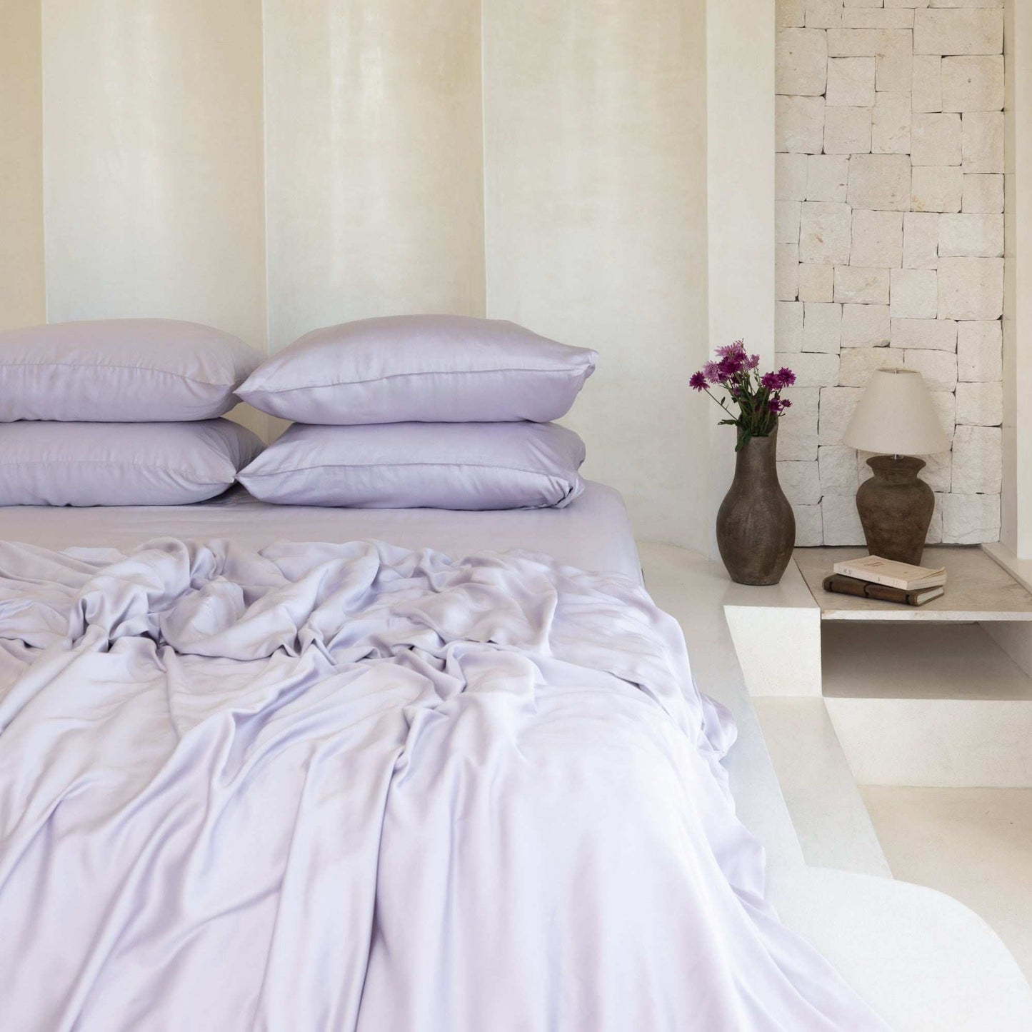Organic Bamboo Sateen Bed Sheet Set