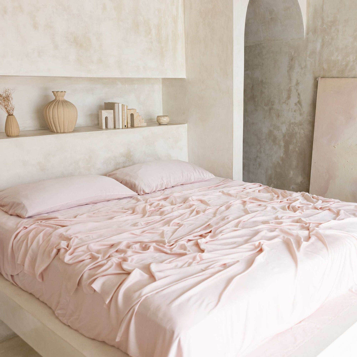 Organic Bamboo Sateen Bed Sheet Set