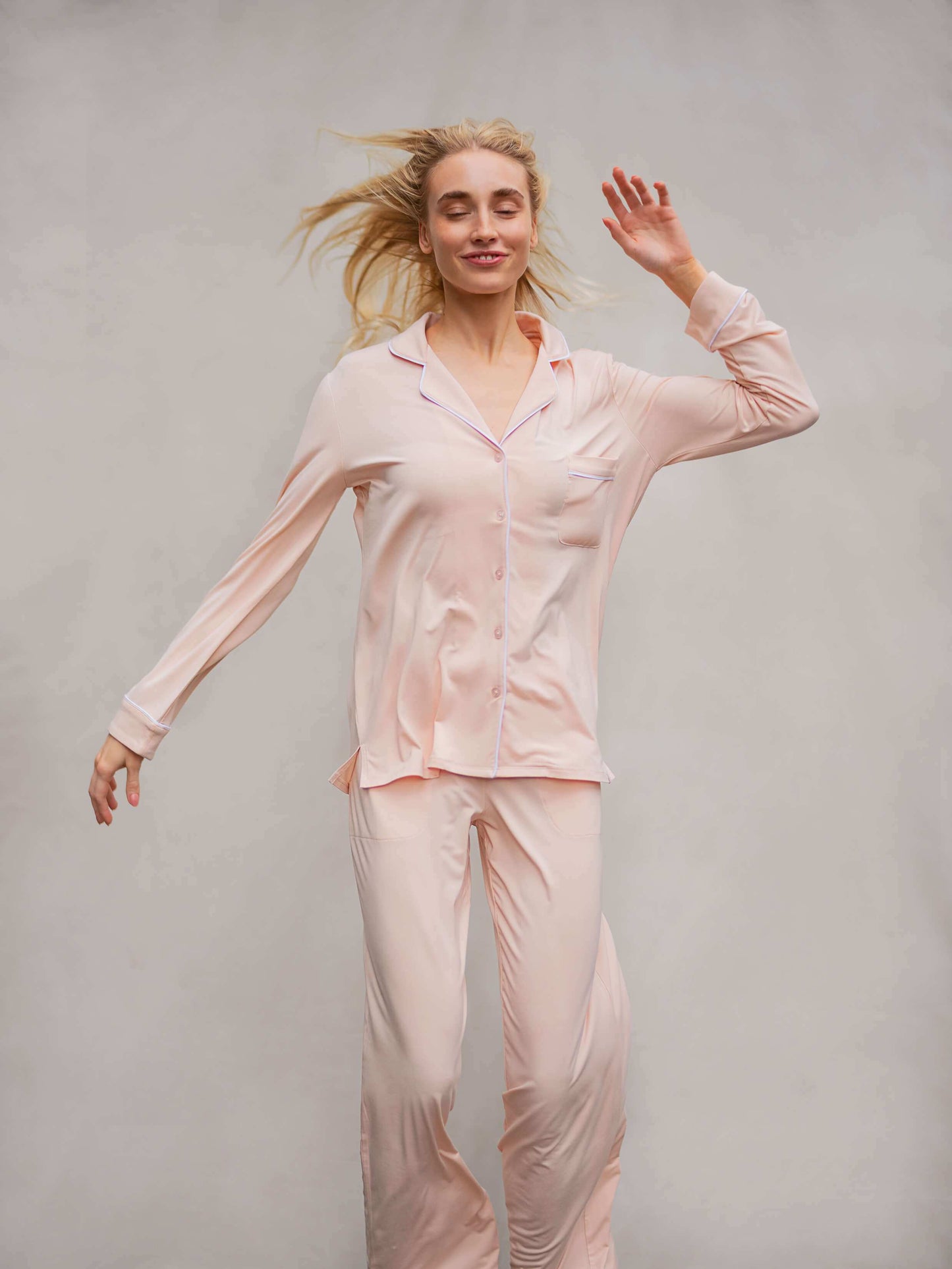 Cooling Modal Long Pajama Set