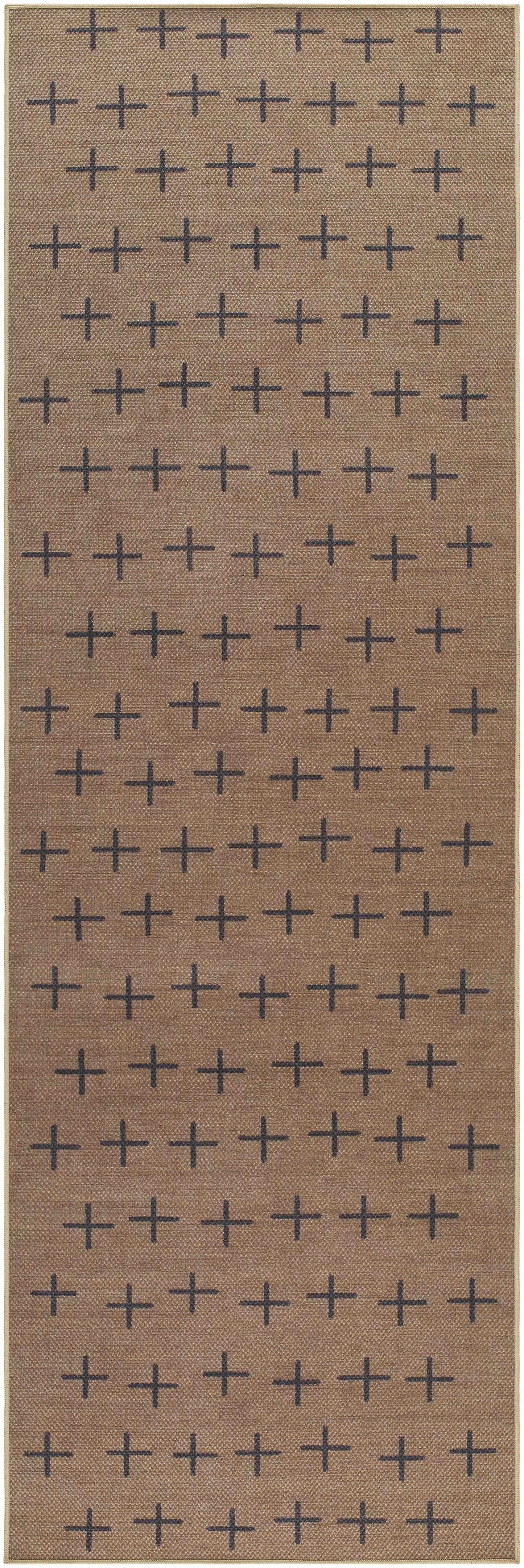 Haimi Black Washable Jutely Rug - Clearance