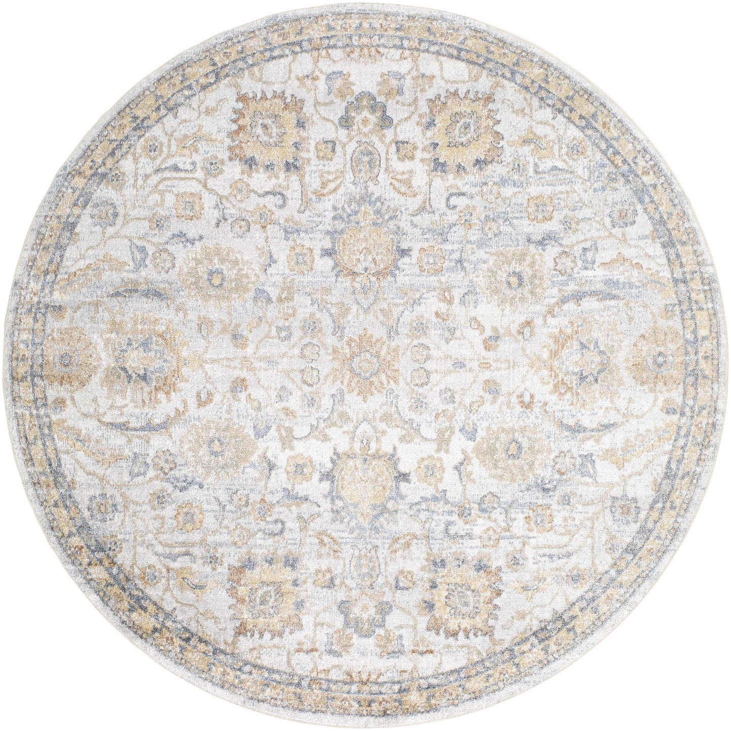 Dion Washable Floral Rug - Clearance