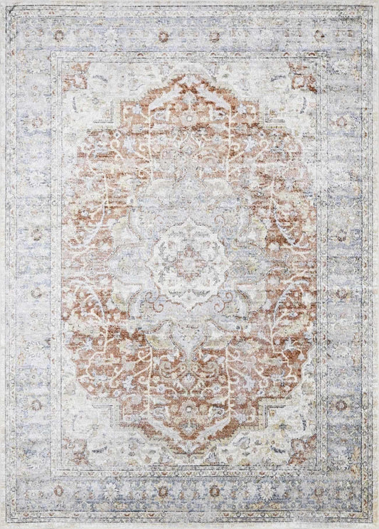 Emke Flat Pile Washable Rug - Clearance