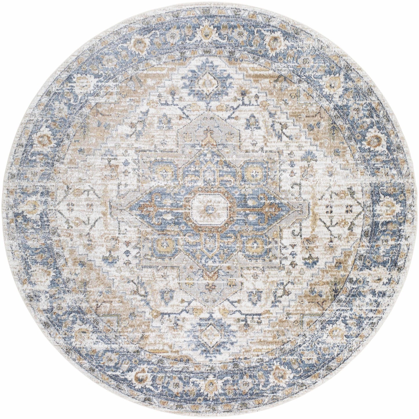 Ezri Cream Washable Area Rug