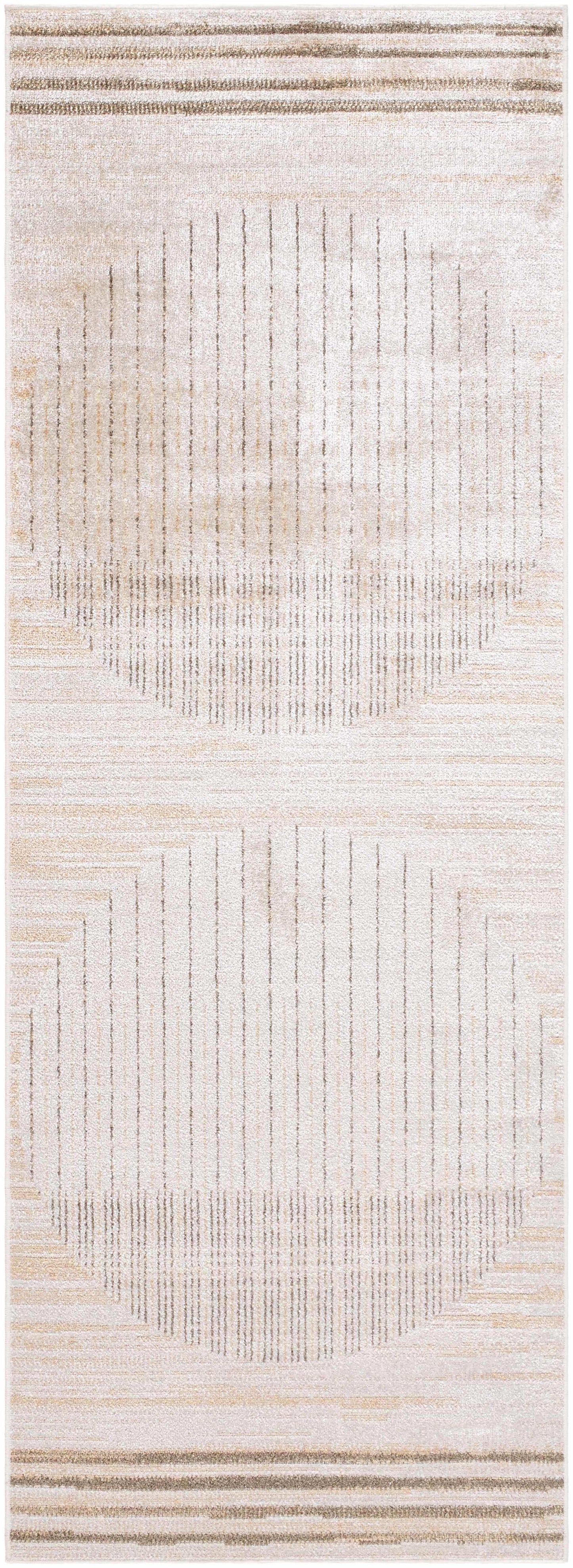 Thad Beige Washable Area Rug