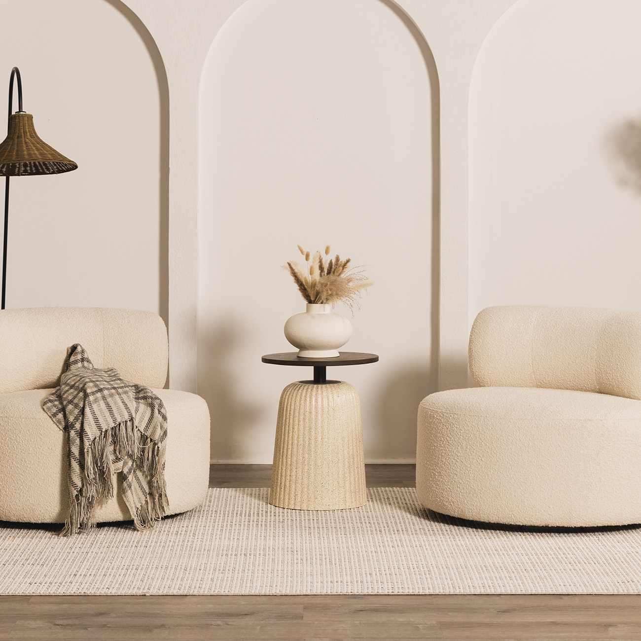 Gowan Cream Area Rug