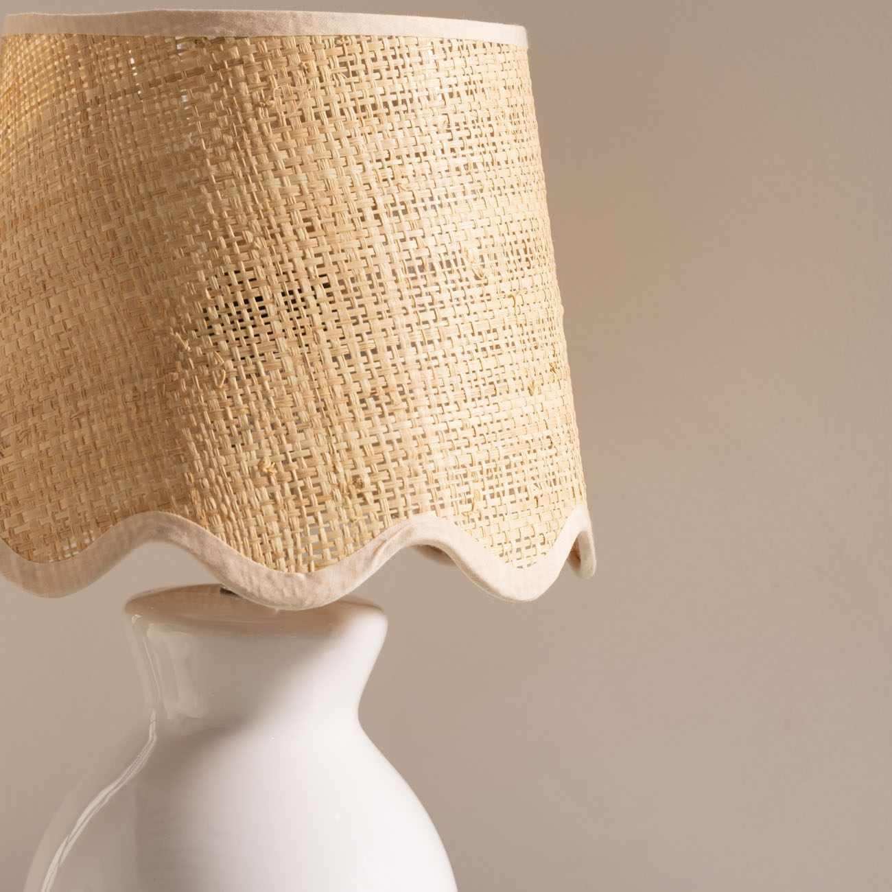 Salgareda White Ceramic Table Lamp