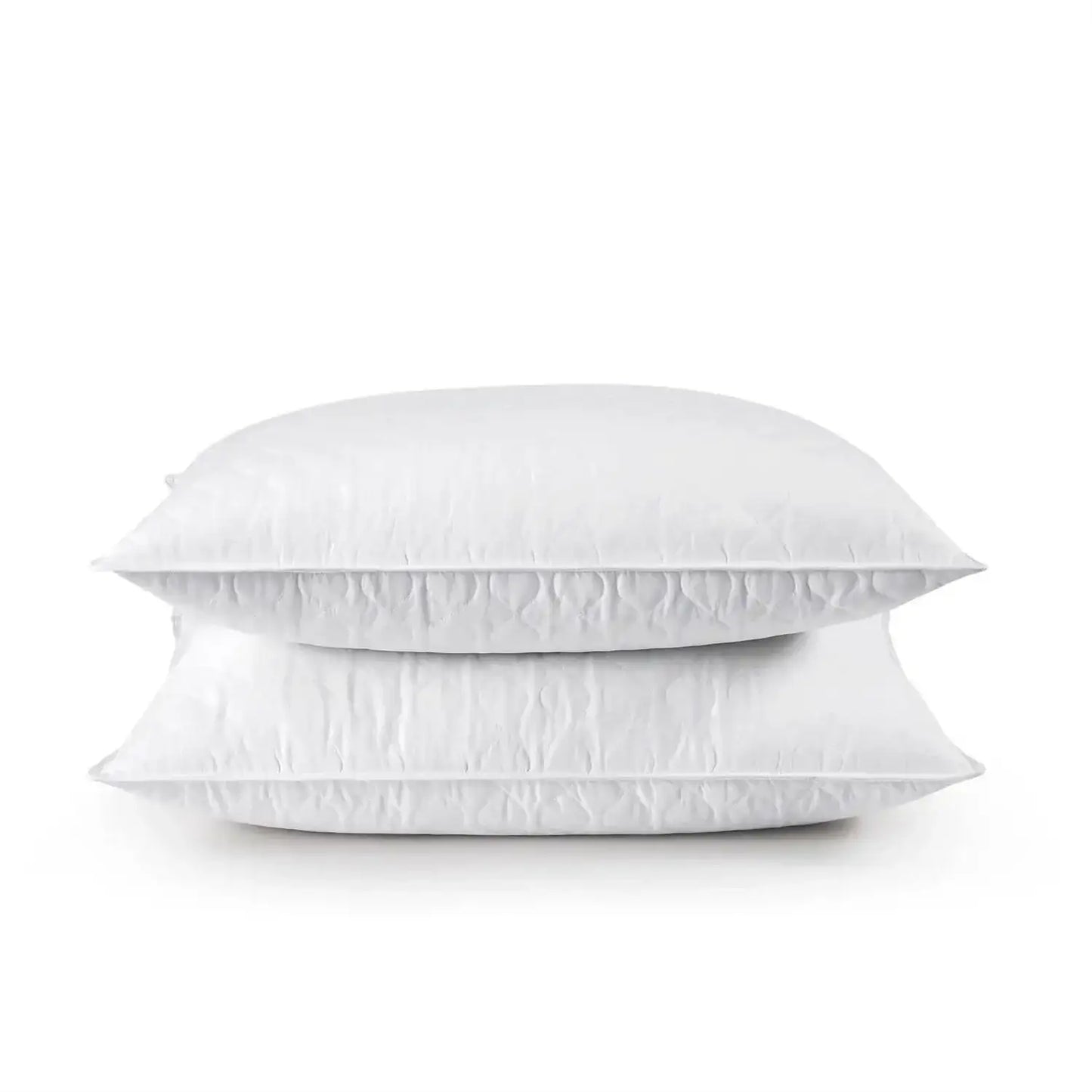 Set of 2 Machine Washable Down Feather Blend Pillow in Standard/Queen size
