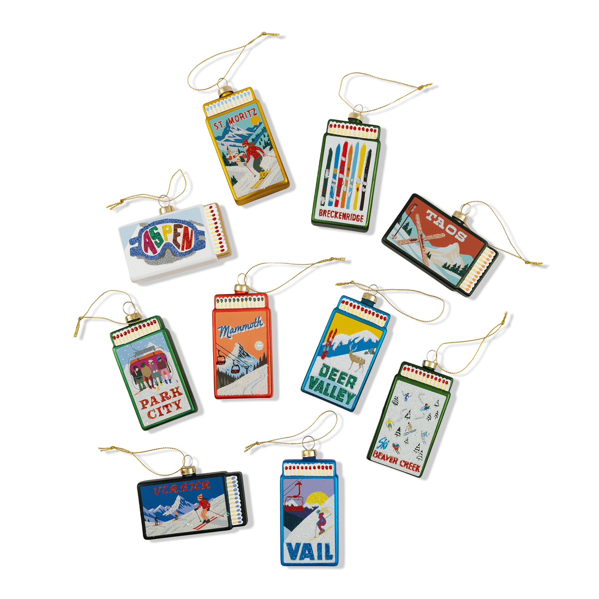 Matchbook Ornament - New Orleans