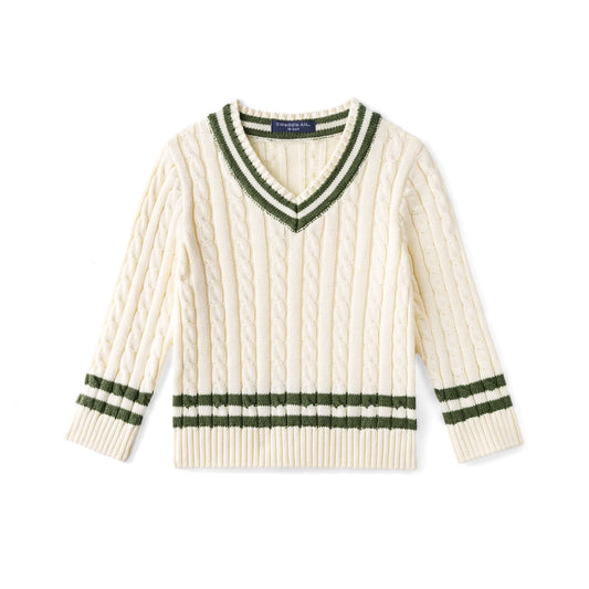 Signature Cable Knit Cricket Kids Sweater