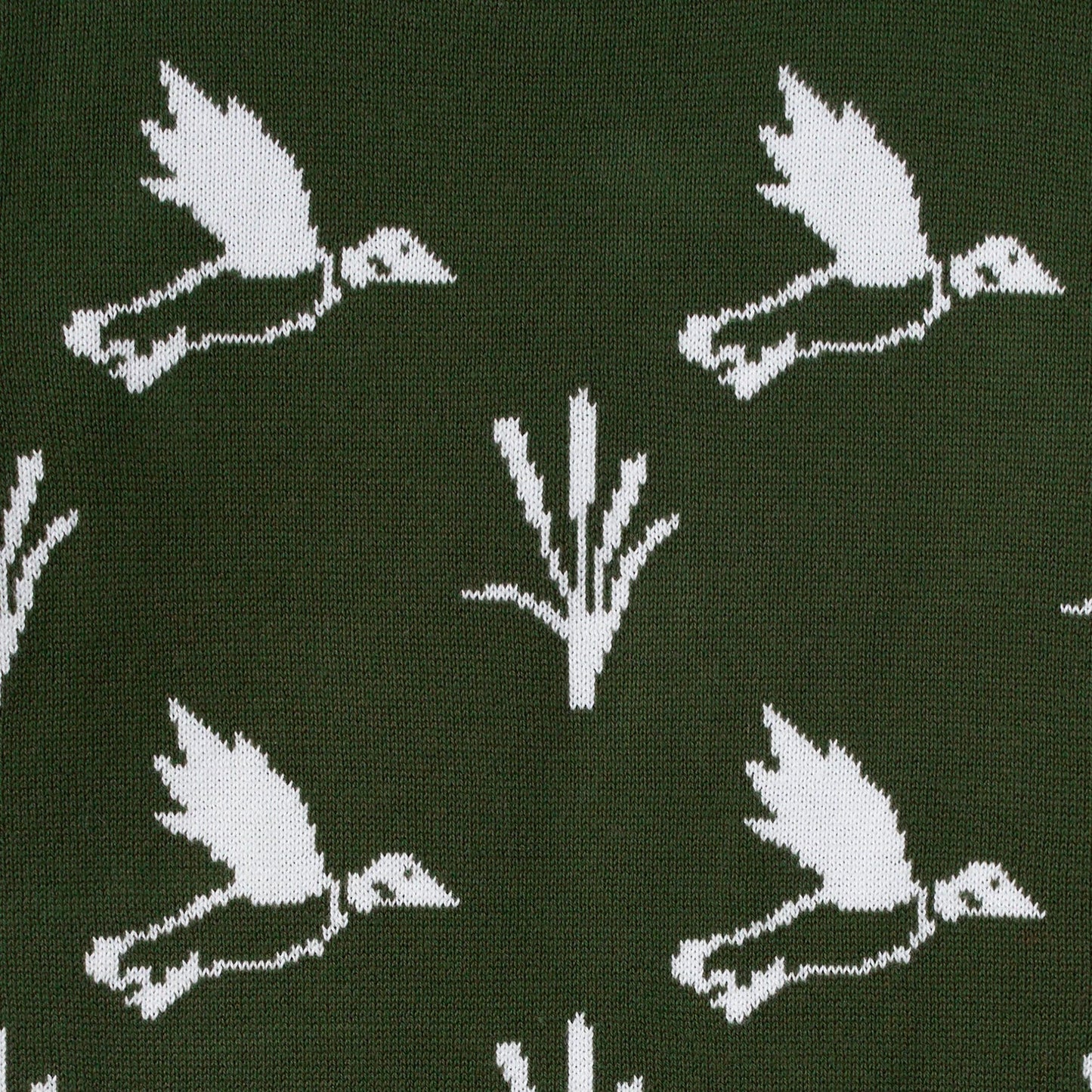 Mallard Duck Knit Long Sleeve Crewneck Sweater