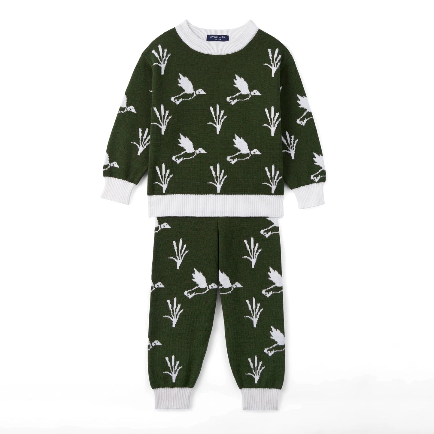 Mallard Duck Knit Jogger Pants