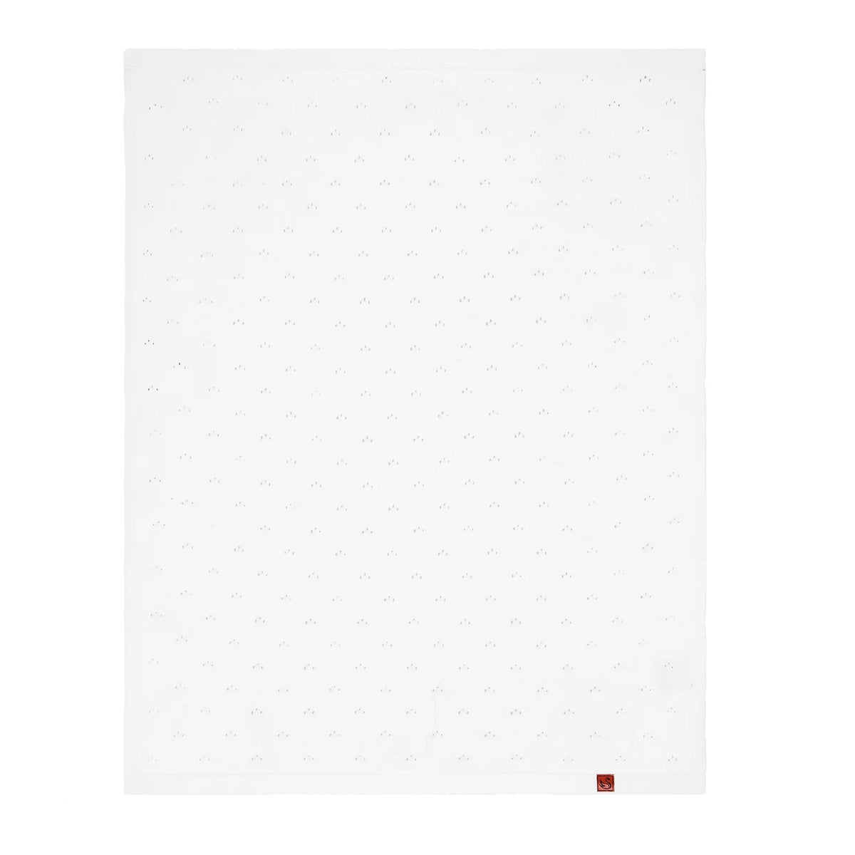 Pointelle Baby Knit Blanket in White