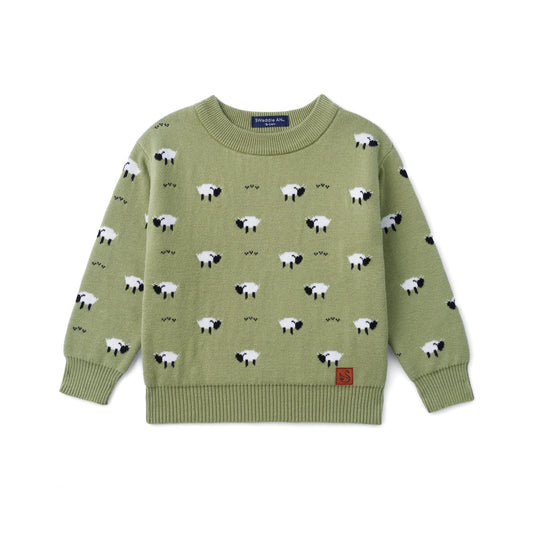 Sheep Countryside Knit Kids Sweater