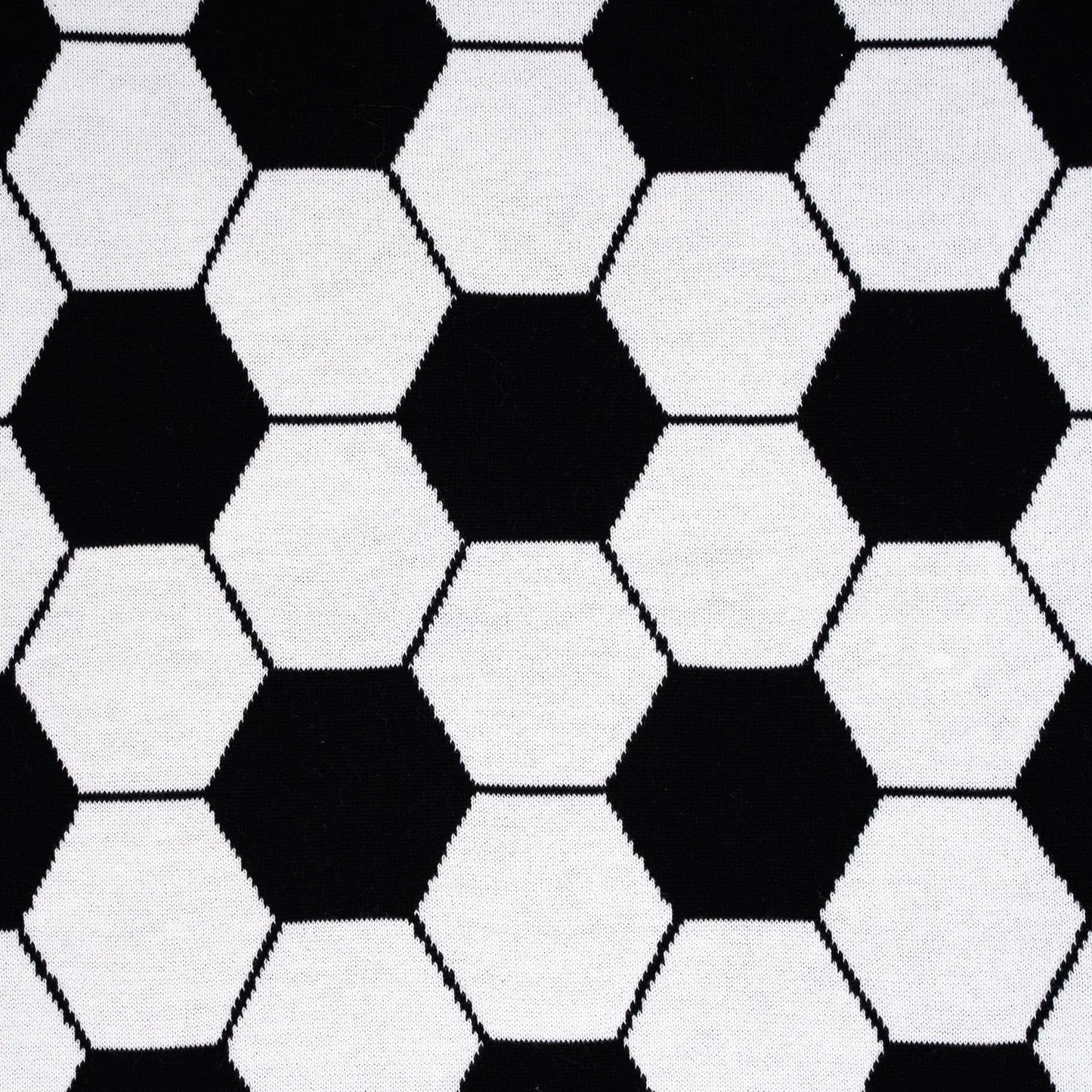 Soccer Jacquard Knit Baby Blanket