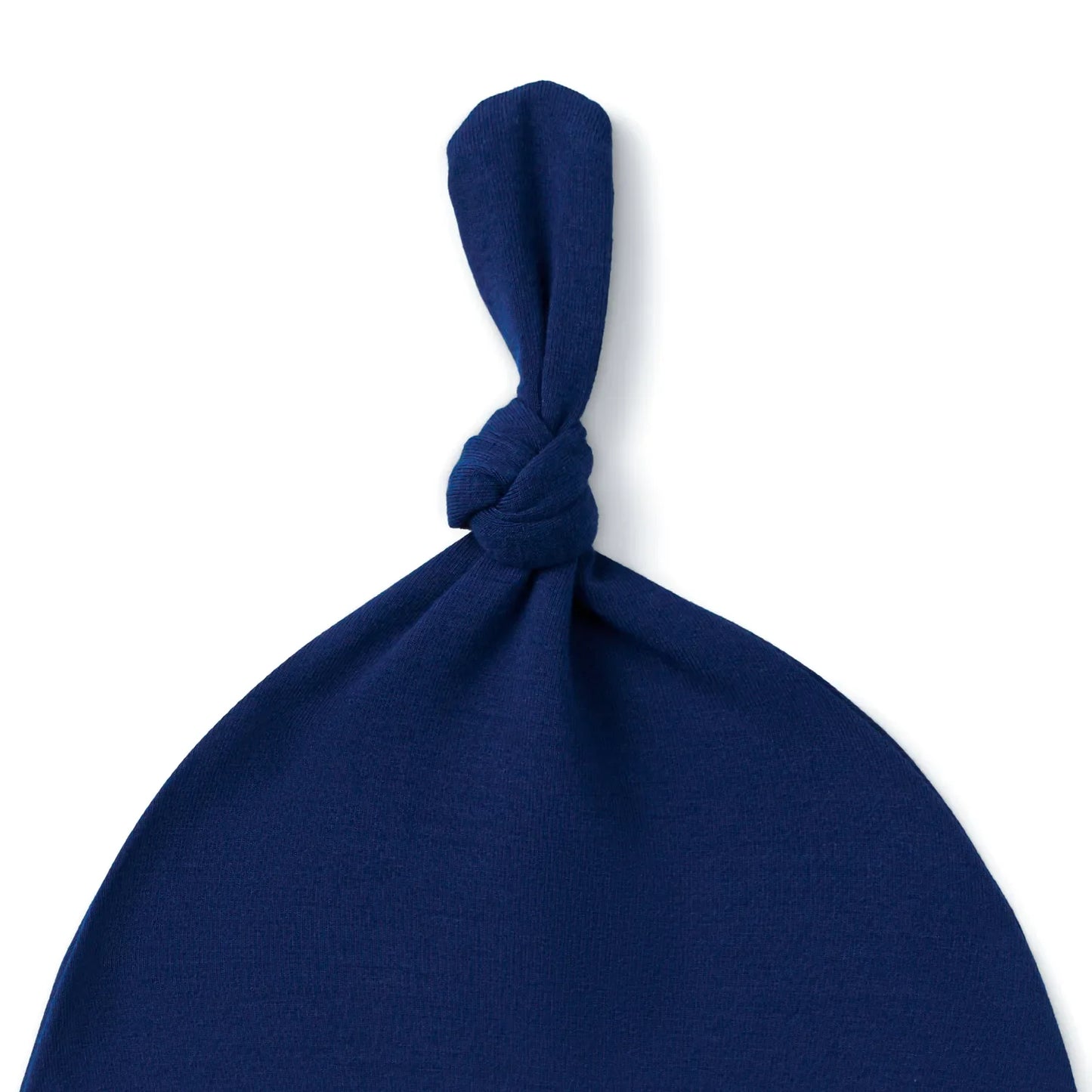 Baby Knotted Cap in Blue Depths