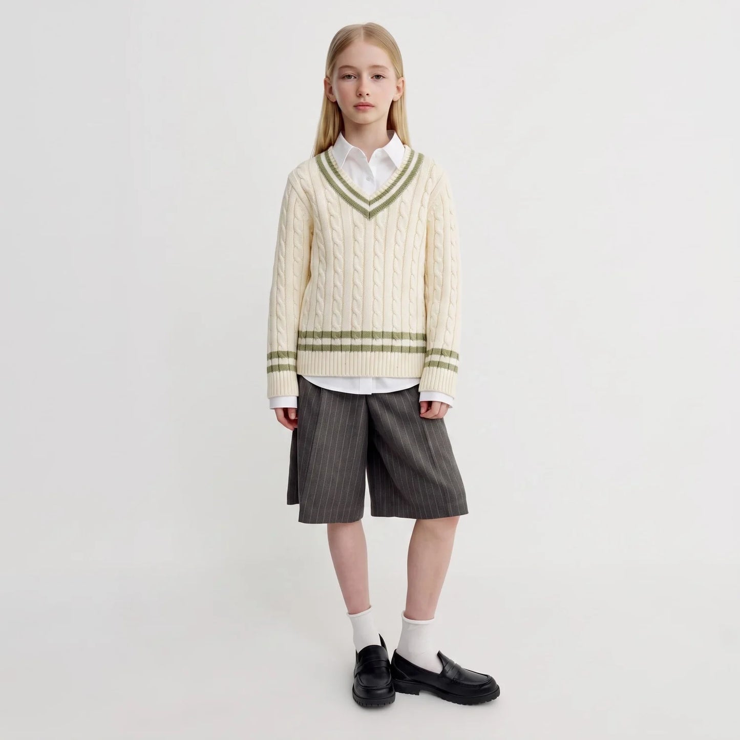 Signature Cable Knit Cricket Kids Sweater
