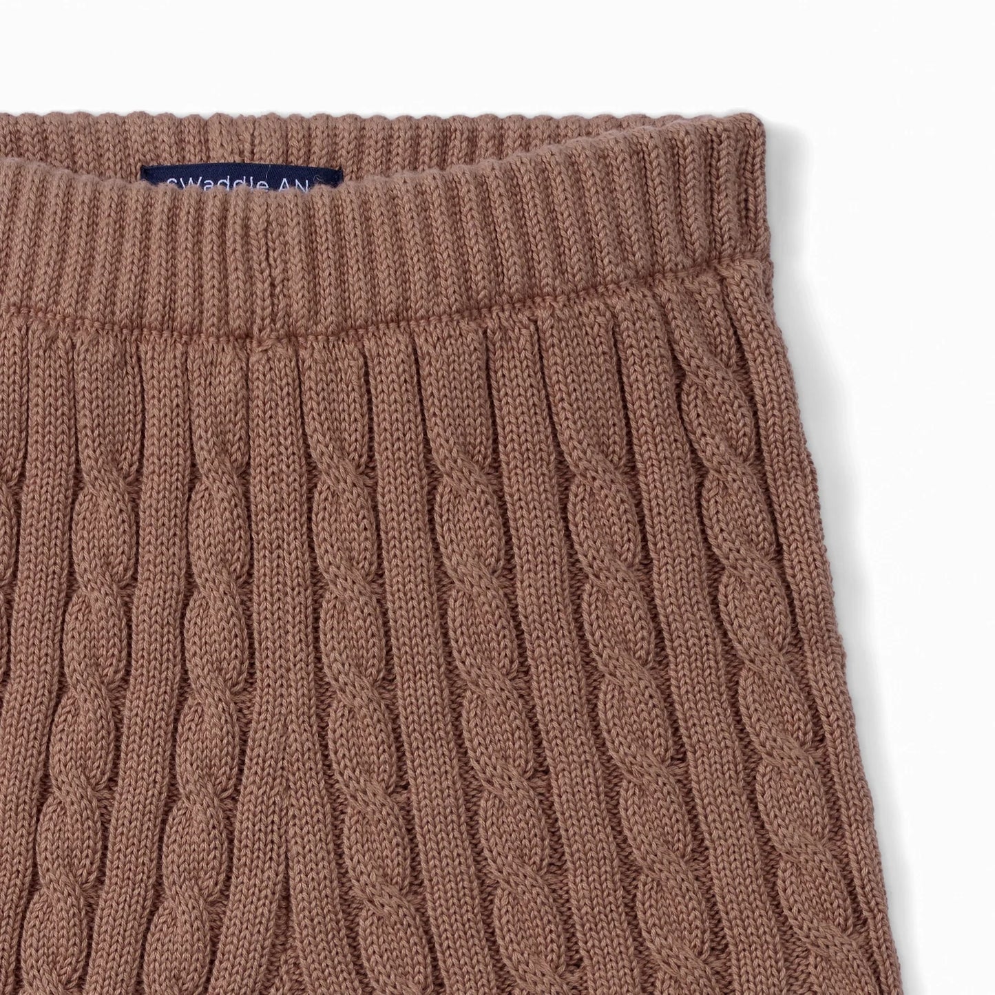 Cable Knit Short in Mocha