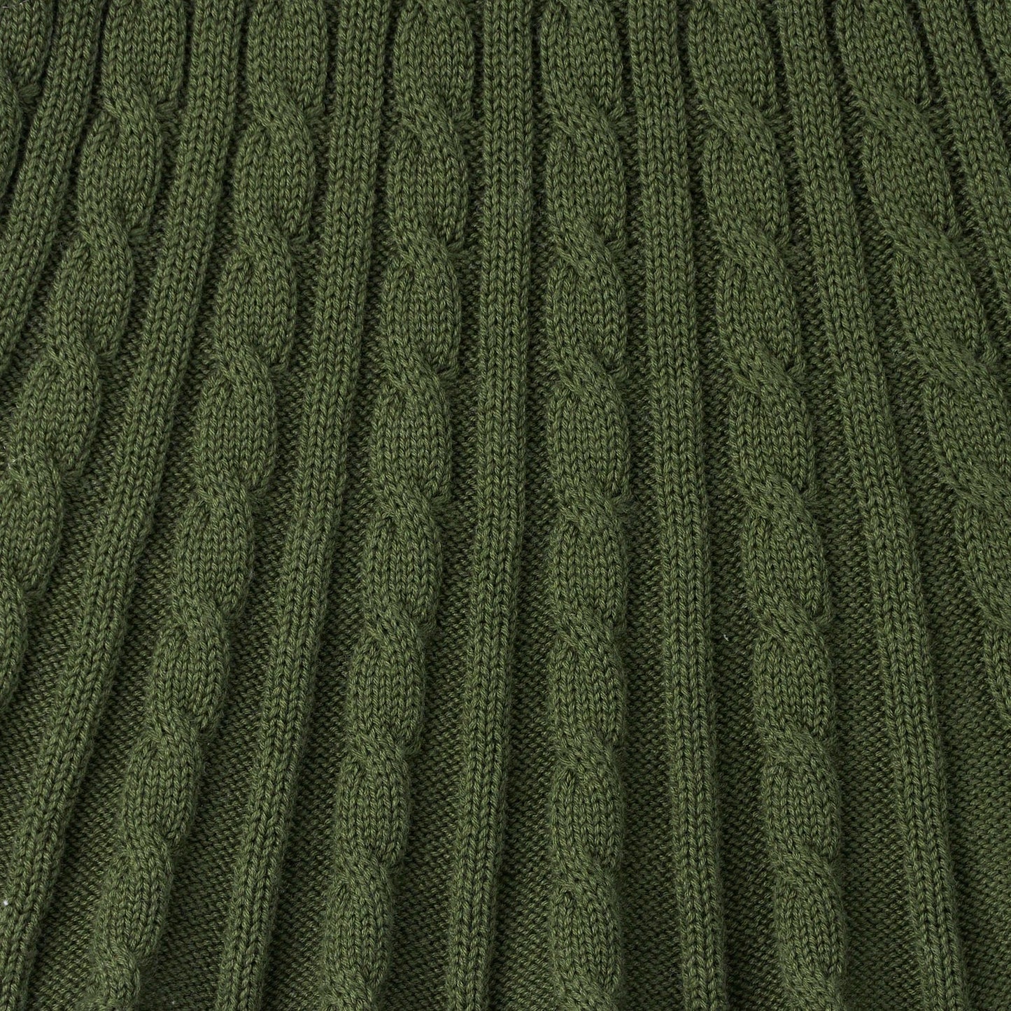 Cable Knit Skirts in Forest Green