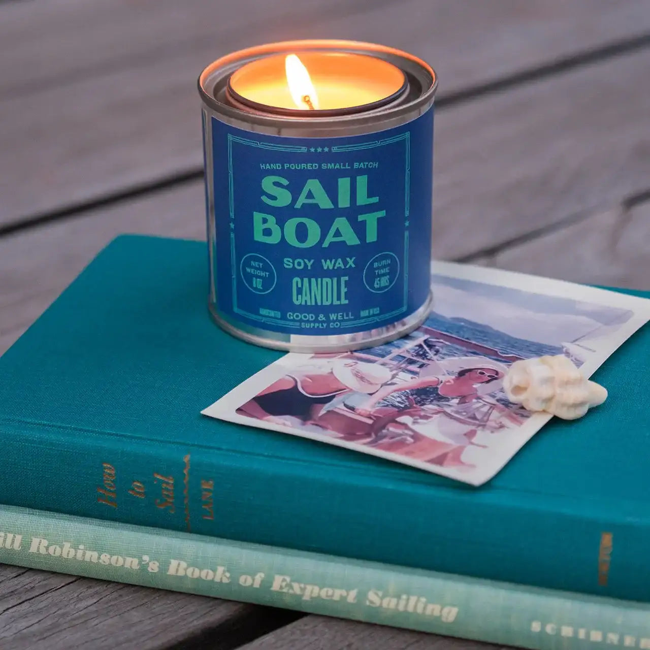 Sailboat Happy Place Candle
