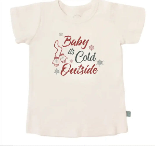 graphic tee | baby its cold outside