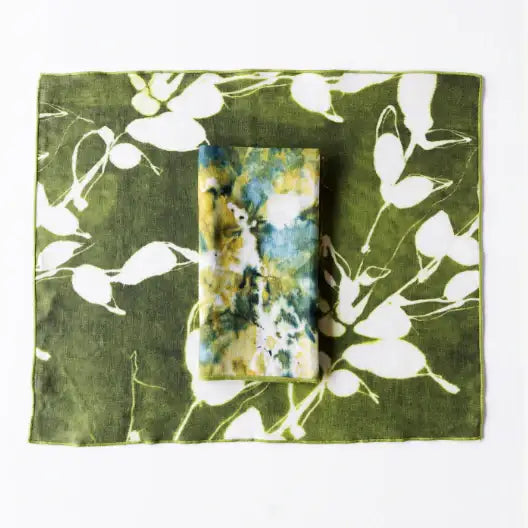 The Porto Print in Olive x Green Marble Set