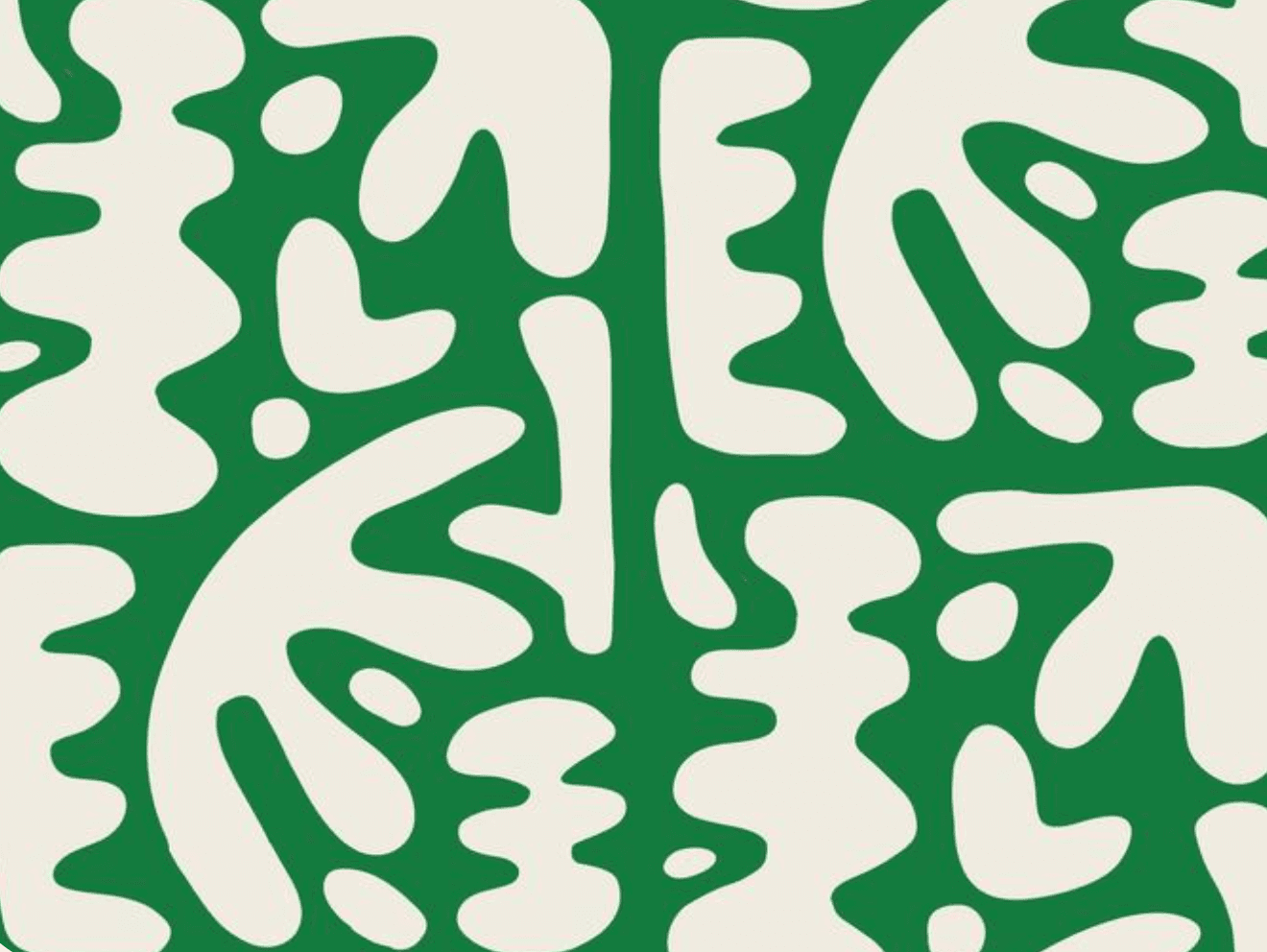 Bubbly Wallpaper, green