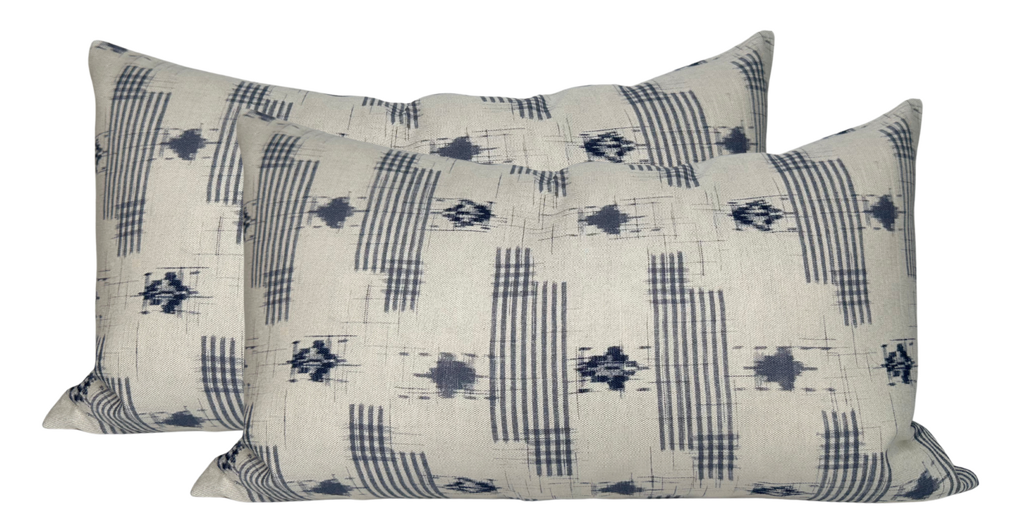 Yamato Pillow Cover in Blue