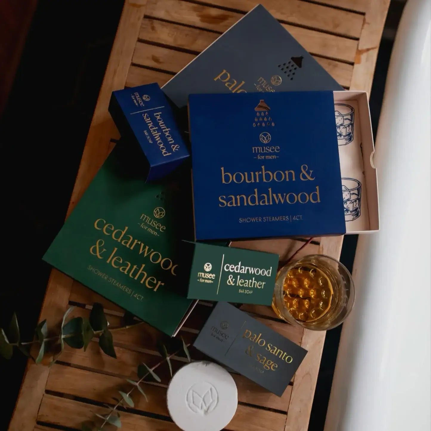 Bourbon & Sandalwood Shower Steamer