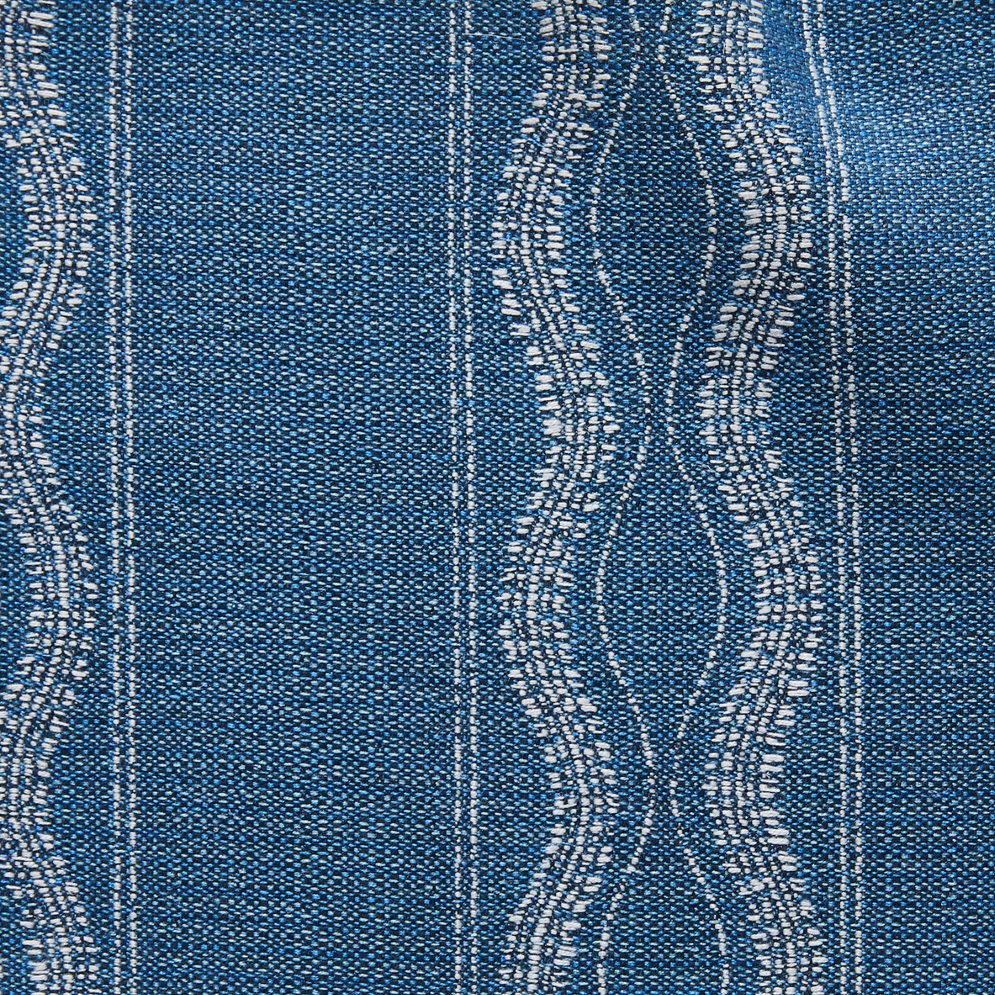 Zanzibar Outdoor Pillow Cover in Lapis Blue, Indoor/Outdoor Pillows, Peter Dunham Textiles